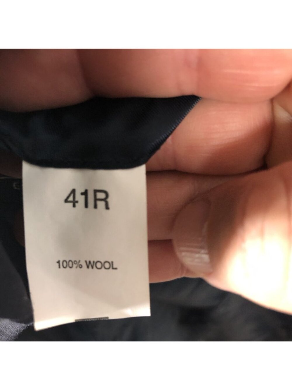 Jos A Bank Blazer Mens 41R Navy Blue 100% Wool Sport Coat Jacket Career - Picture 11 of 16